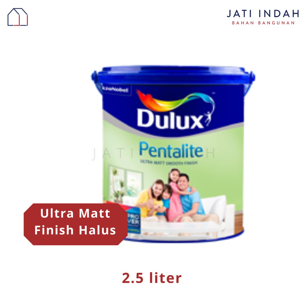 Cat Tembok Interior Premium 2.5 Liter Dulux Pentalite / Cat Dinding Rumah