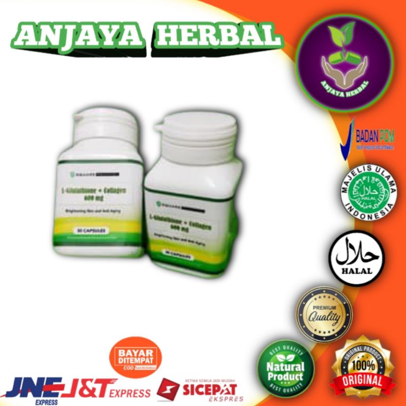 L-GLUTATHIONE 600mg + COLLAGEN (Premium)