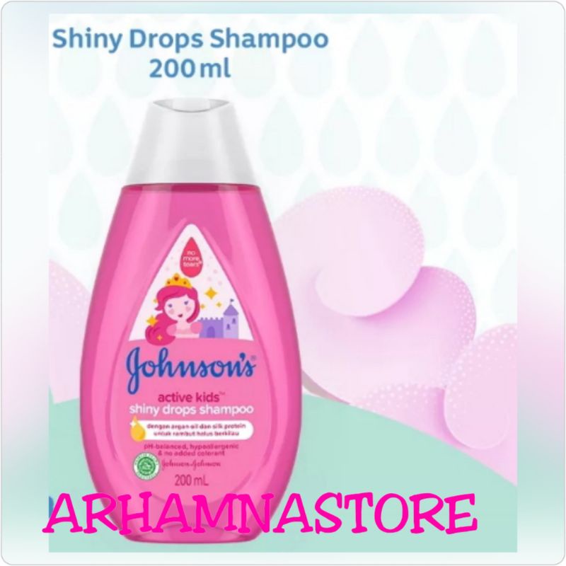 JOHNSON'S BABY Active Kids Shiny Drops Shampoo 200ml