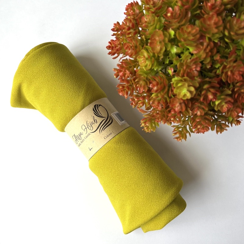 KHIMAR SYARI SEGI EMPAT INSTAN JUMBO BOLAK BALIK-Lime