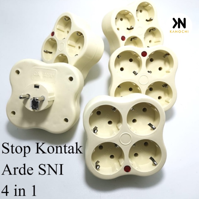 Stop Kontak ARDE 4 IN 1SOKET 4LUBANG SC-394 SNI