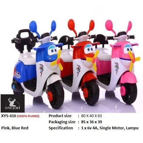 Motor Aki Anak Scoopy xys-616 Mainan Motor Anak