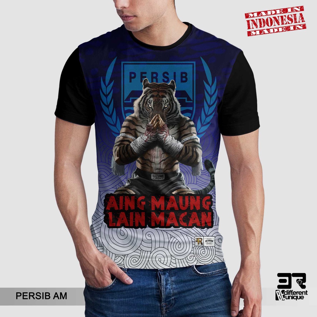 [ COD ] KAOS PRINTING GAMBAR TEAM SEPAKBOLA PERSIB BANDUNG AM- BAJU SEPAK BOLA INDONESIA DISTRO ORIG