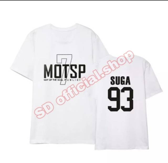 (cod)  kaos kpop bangtan MOTSP 7 request nama member