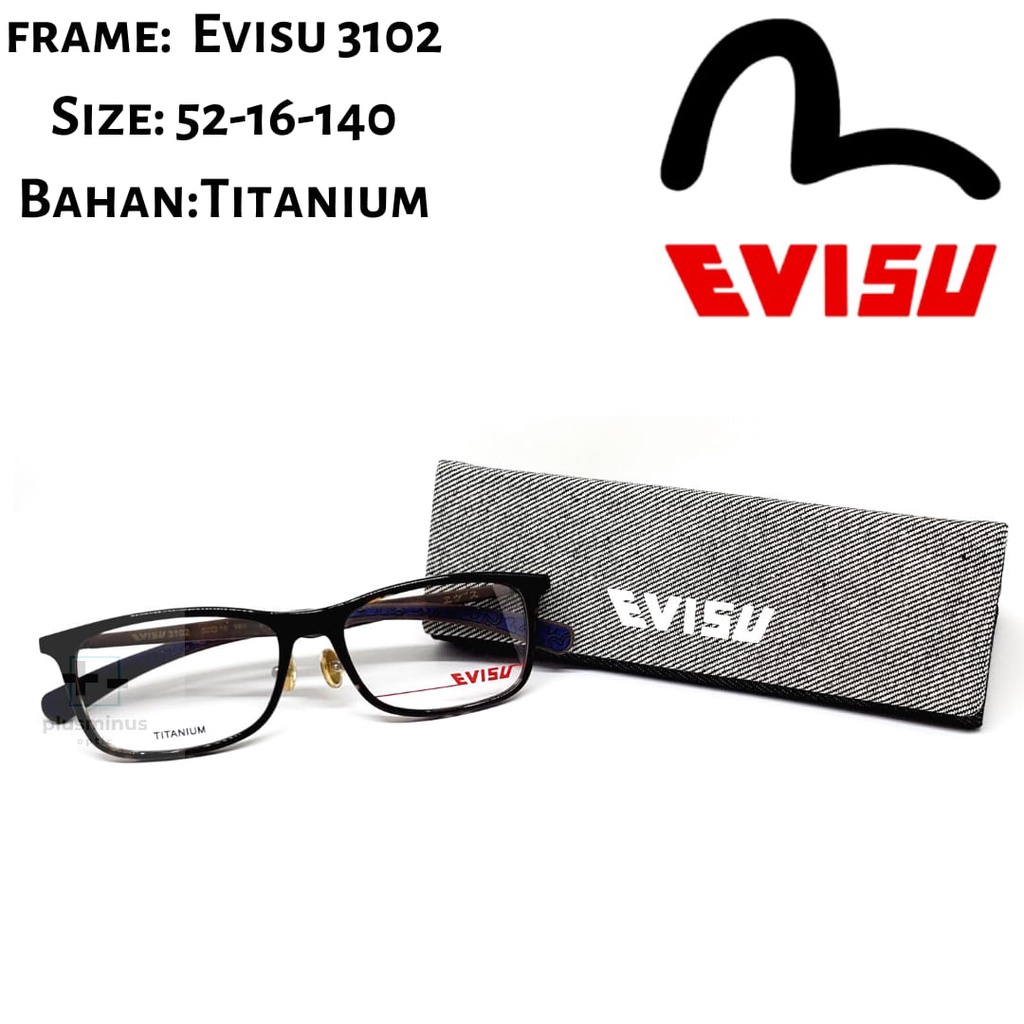 Frame Kacamata Evisu 3102 (Evisu Original)