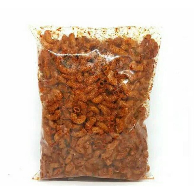 

makaroni pedas Daun jeruk 250 gr makaroni bantat cemilan pedas