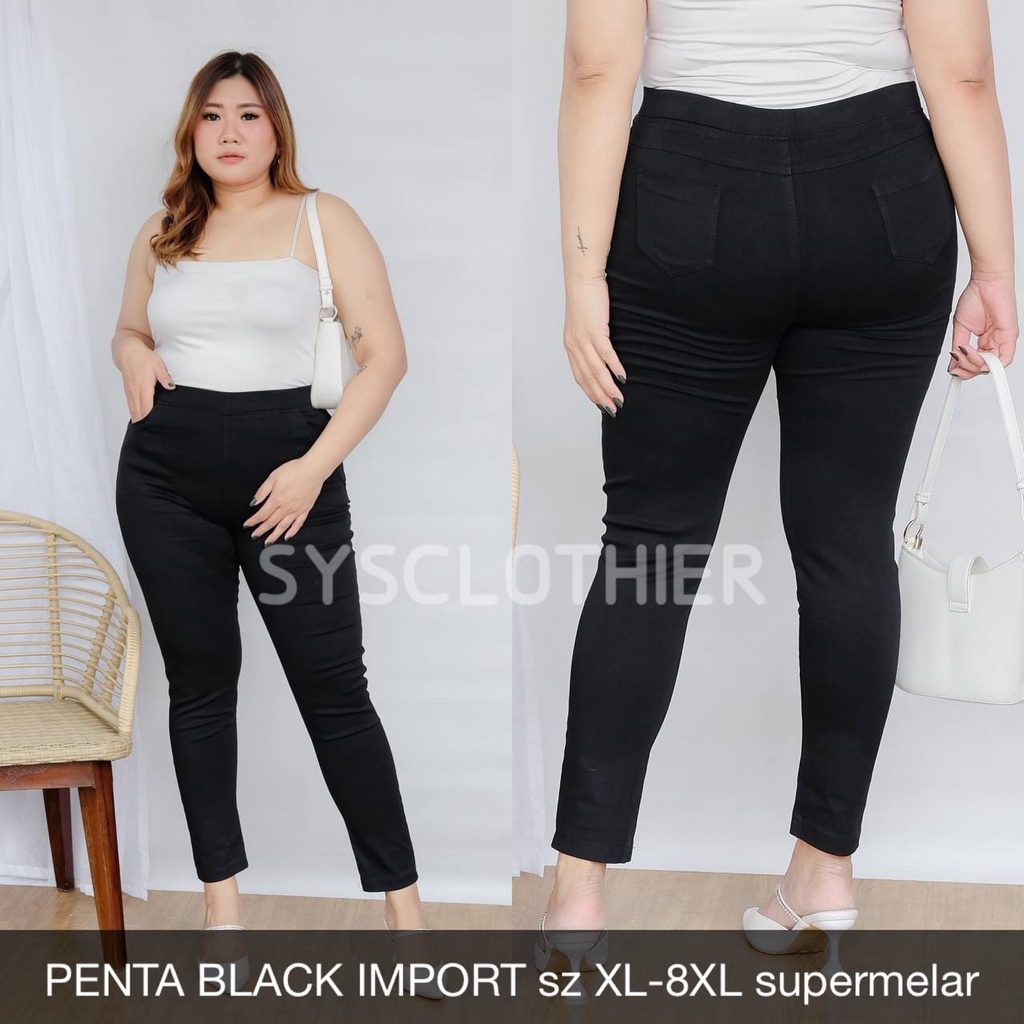 CELANA WANITA PENTA PLAIN 4 WARNA