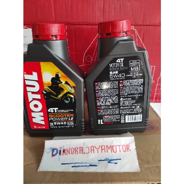 oli Motul matic power le SAE 5-40 1 liter for all matic Yamaha nmax aerox smax 100% original