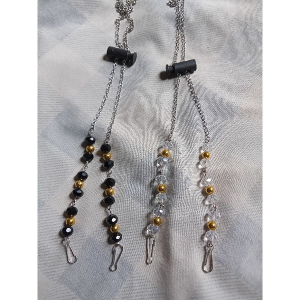 konektor masker kristal 2 in 1