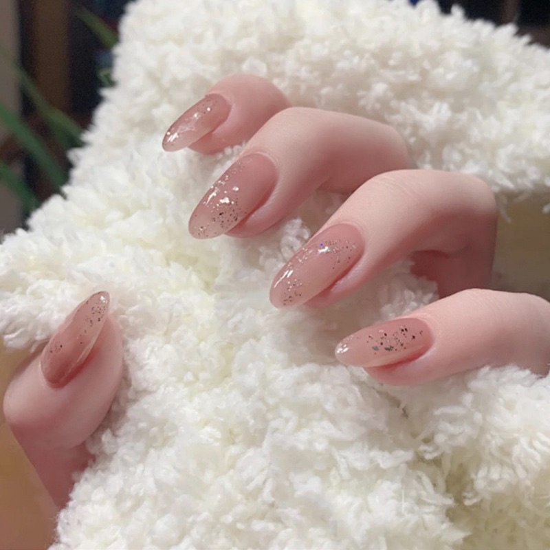 Kuku Palsu 【1box 24pcs+free lem】Nikah kuku Wedding False Nailart Pengantin Tangan bagusi