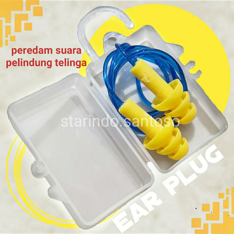 Jual Sumbat Kuping Peredam Suara Bising Penutup Pelindung Telinga Ear Plug Go Save Shopee