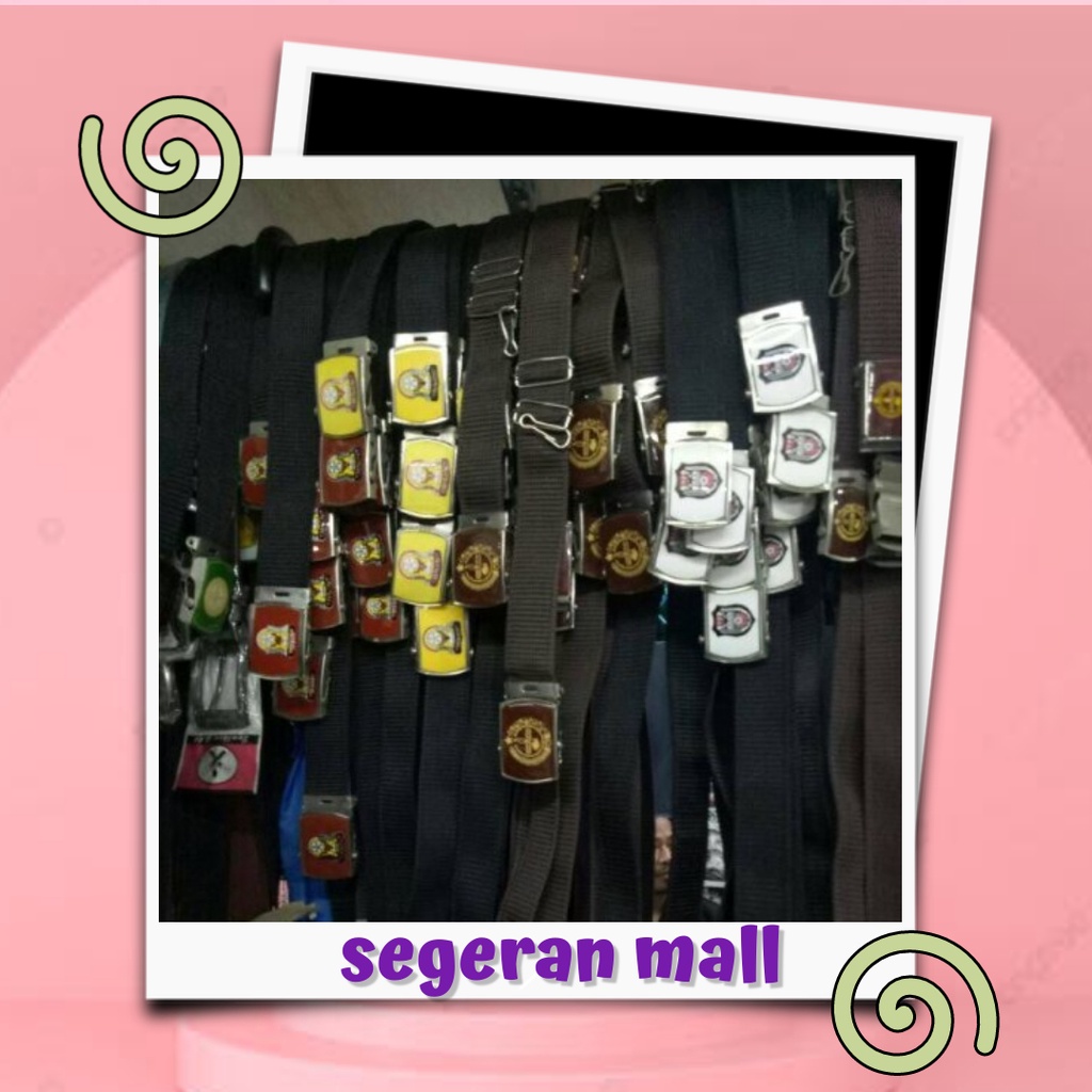 Sabuk Gesper Ikat Pinggang SD SMP SMA ,Ikat Pinggang OSIS  Segeran COD