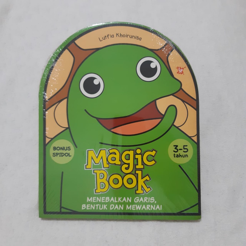 Buku Tulis Hapus - Menebalkan Garis, Bentuk, dan Mewarnai (TANPA SPIDOL) - Wipe and Clean