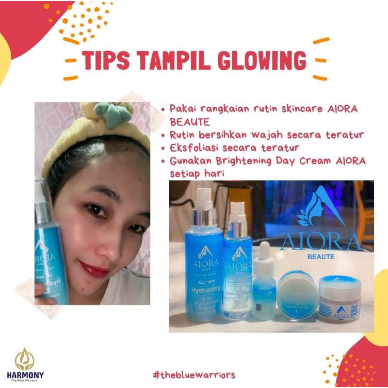AIORA SKINCARE BPOM CREAM WAJAH PAKET GLOWING ACNE-7