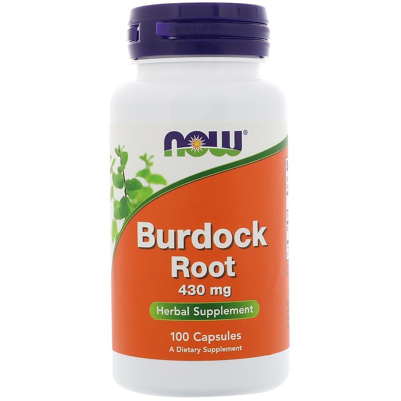 

NOW Burdock Root 420mg (100 capsules) | Ketela Jepang Gobo