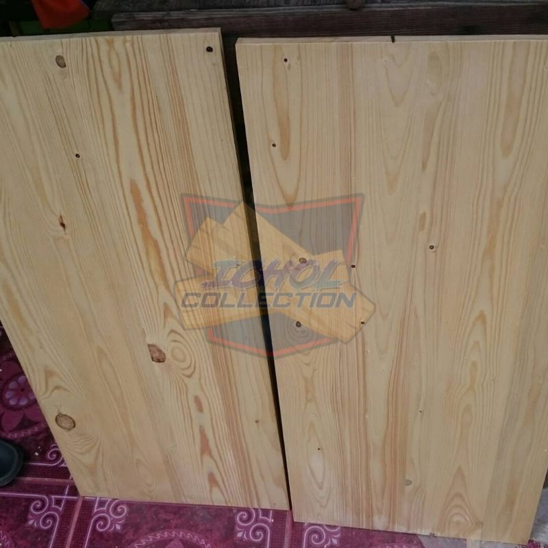 papan kayu jati belanda 120x60x2 &amp; 120x50x2 / papan sambung kayu / daun meja kayu