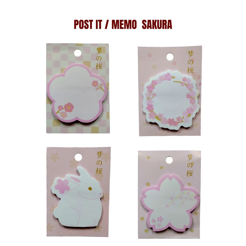 

Sticky Note / Post It AN1612-244 Sakura Index Penanda Pembatas Buku ATMO - Satuan