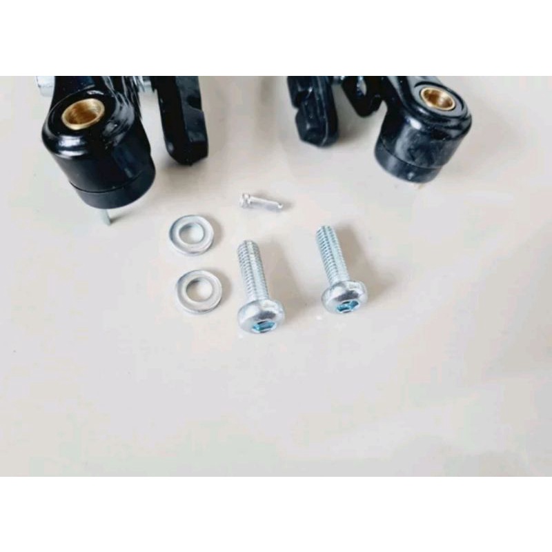 Rem V-Brake LOGAN Full Alloy . Vbrake Genio Alumunium Sepeda Mtb Lipat Seli Hybrid Bmx Federal dll rem sepeda