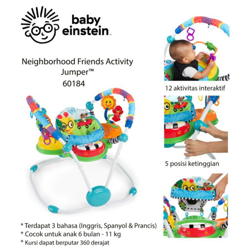 Makassar - Baby Einstein Jumperoo Neighborhood Friends Activity Jumper Jumpero