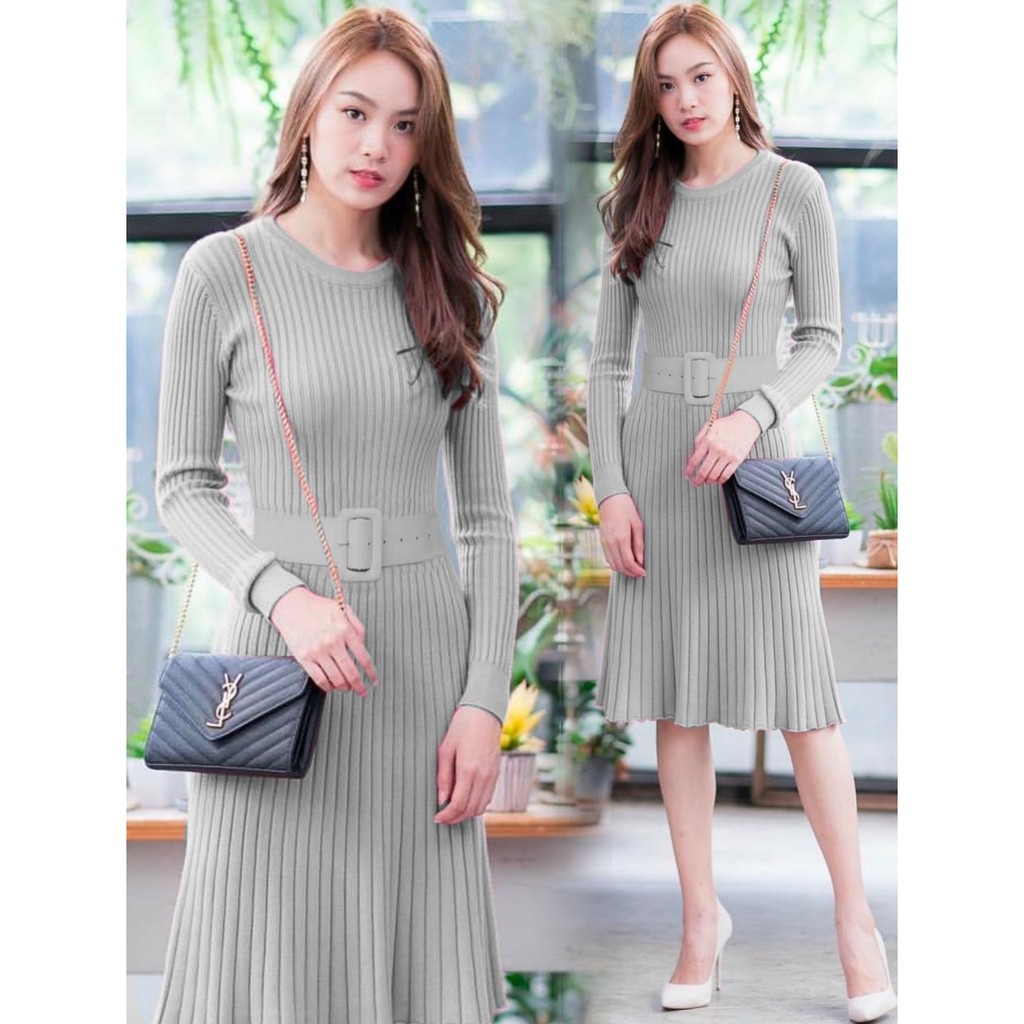 Dress RRomanii - Baju Wanita - Dress Rajut Wanita Terbaru