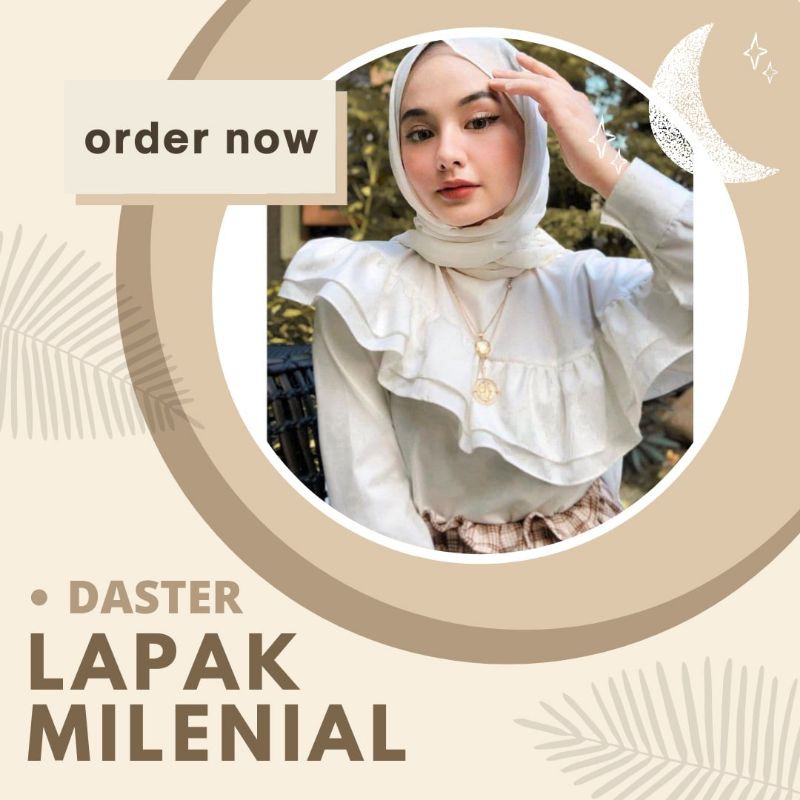 Atasan Blouse Wanita Muslim Narina|Atasan import// Narina Blouse Ruffle