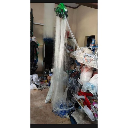 jaring ikan 3lapis siap pakai 015 tinggi 1,3m p 50m