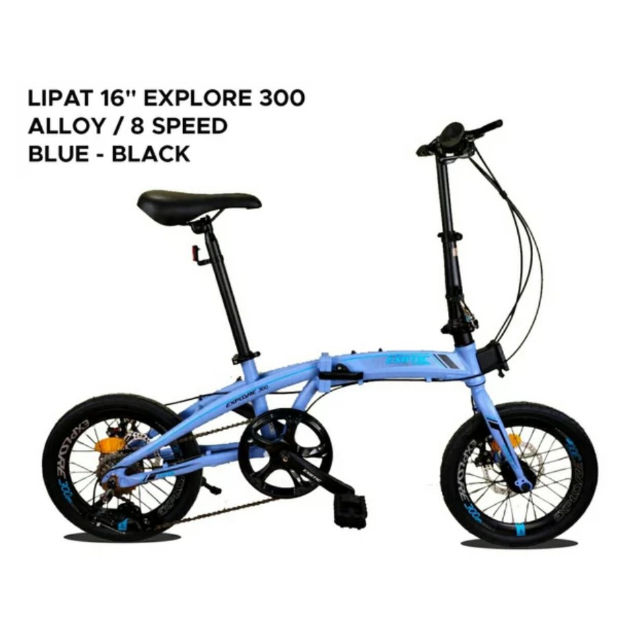 Sepeda Folding Seli Lipat 16 Pacific Exotic Explore 300 Alloy