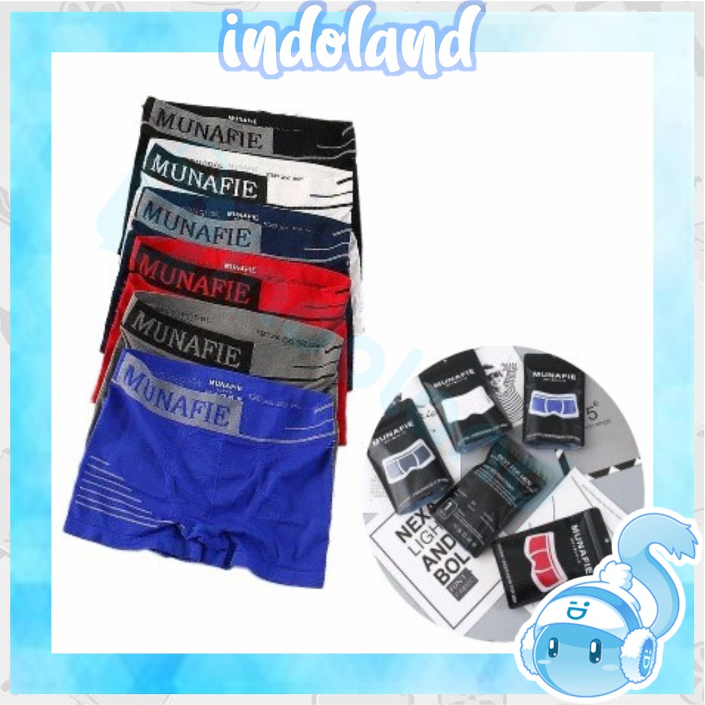 ☀ INDOLAND ☀ B044 BOXER PRIA CELANA DALAM PRIA CD IMPORT MURAH COD