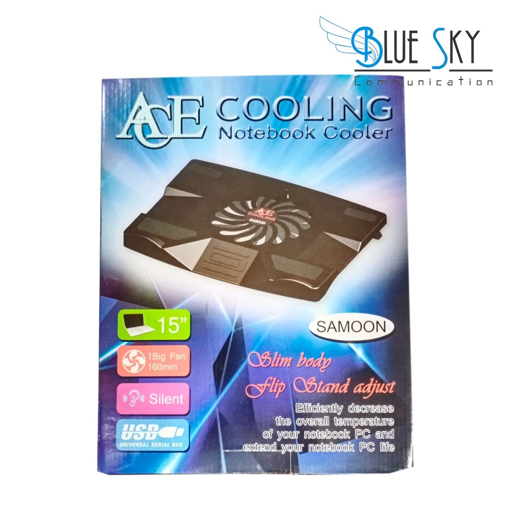 COOLER PAD ACE SAMOON COOLING PAD PENDINGIN LAPTOP