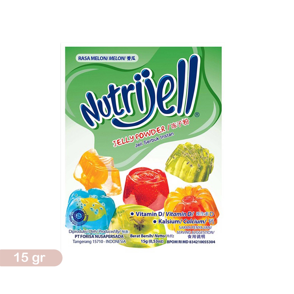 ❤ Under100 ❤ Nutrijell Jelly Powder Bubuk Serbuk Jeli Instan Ekonomis Nutrijel Halal