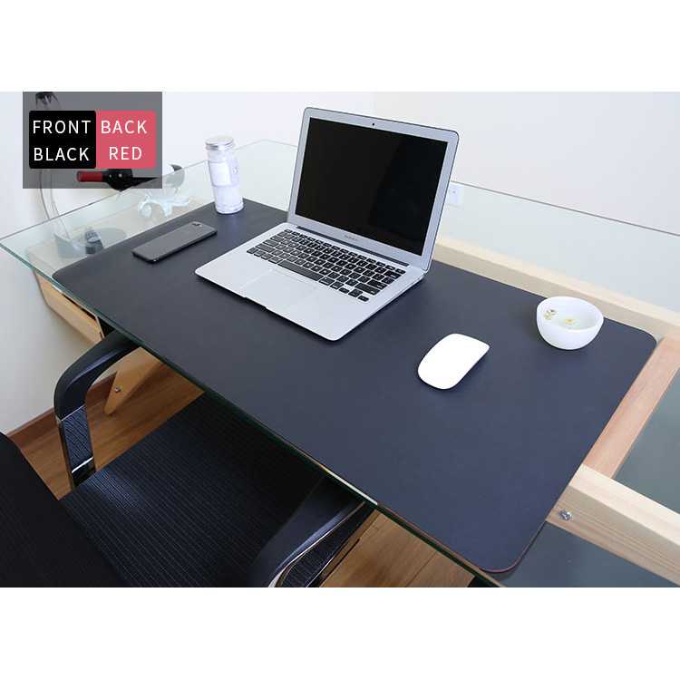 TaffGo Office Mouse Pad XL Desk Mat Bahan Kulit 40 x 80cm - A47780