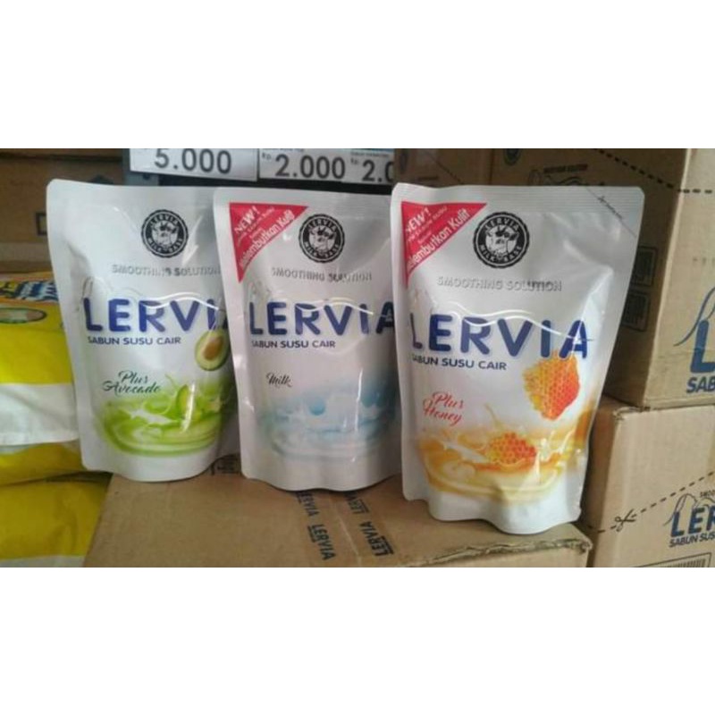 sabun lervia cair 400ml