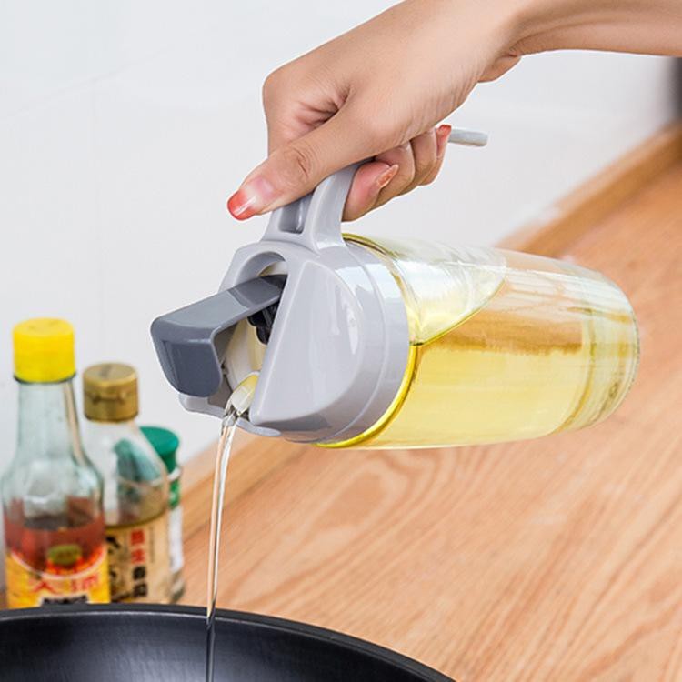 Botol Minyak Dapur Otomatis Buka Tutup / Automatic Oil Bottle