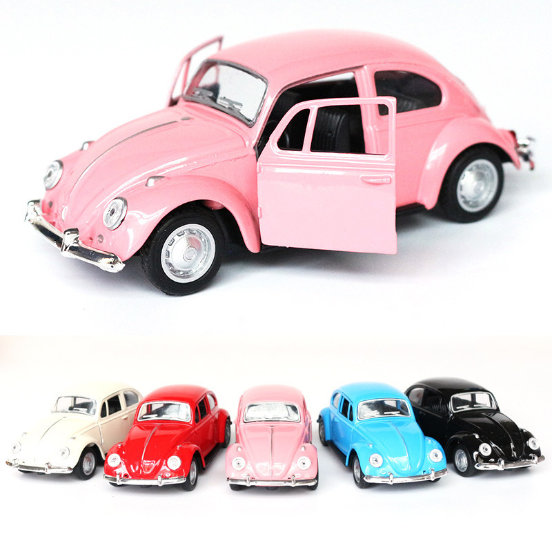 Mainan Mobil Diecast Beetle Vintage Model Pull Back Untuk Dekorasi / Hadiah Anak