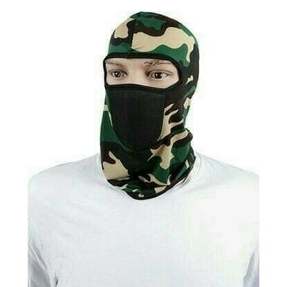 masker motor ninja army loreng tentara abri TNI camo - hot item
