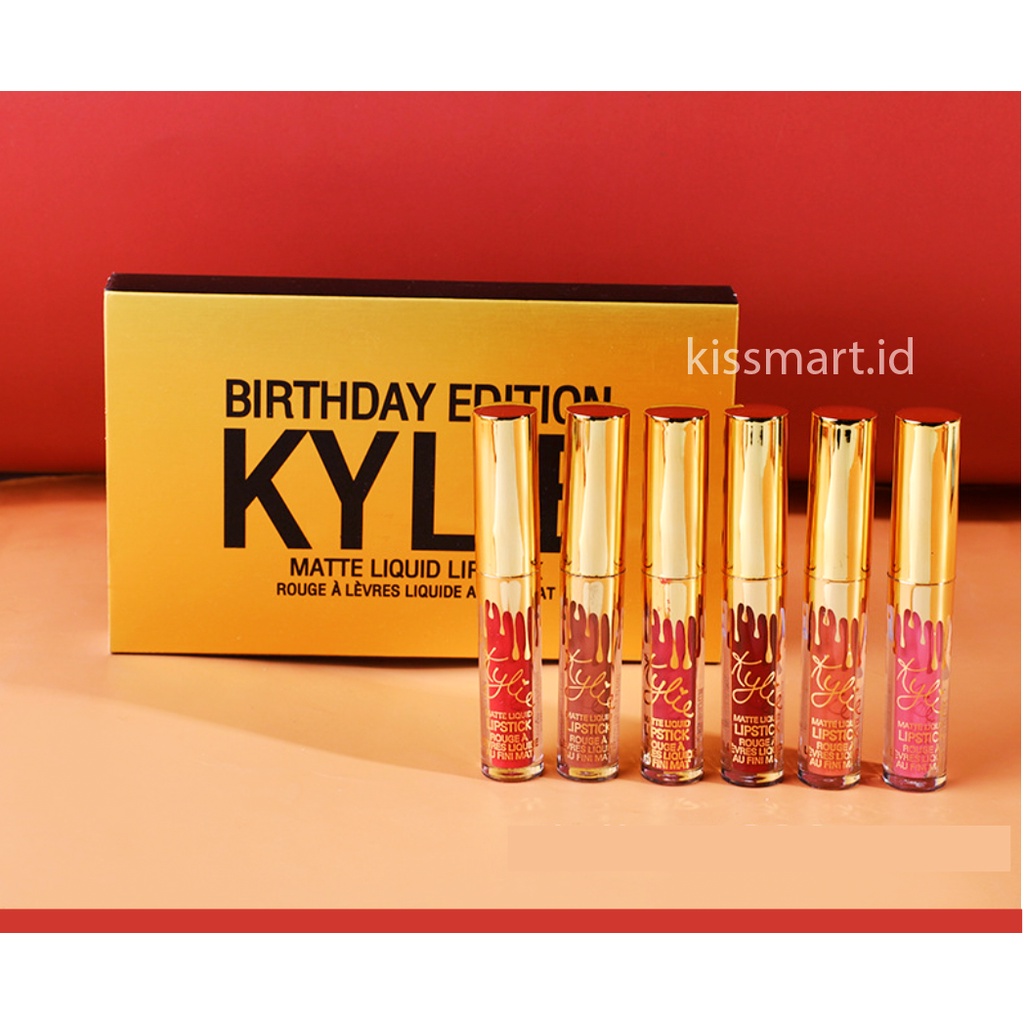 Lip Gloss Matte Liquid Lipstik Holiday Birthday Edition Lipstick XX027