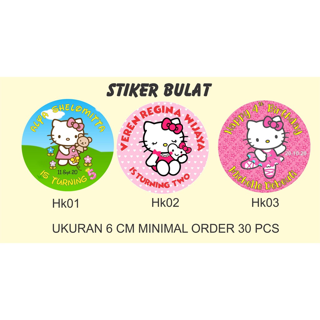 

STIKER BULAT ULANG TAHUN MOTIF HK