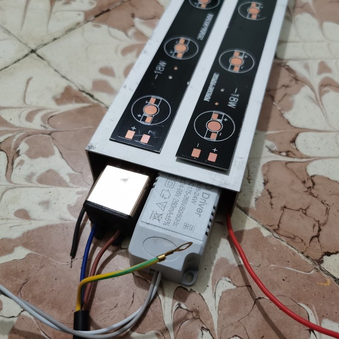 Aluminium Hollow Heatsink Hpl High Power Led 1x3 inchi 1*3 inc