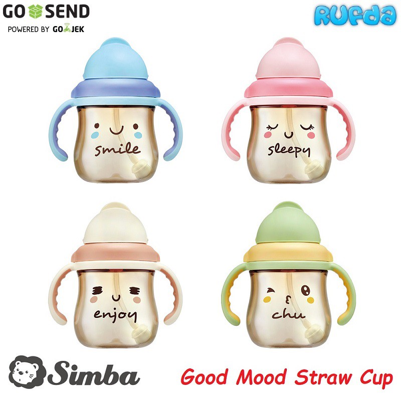 Simba Good Mood PPSU Straw Cup Botol Sedotan Anak Bayi