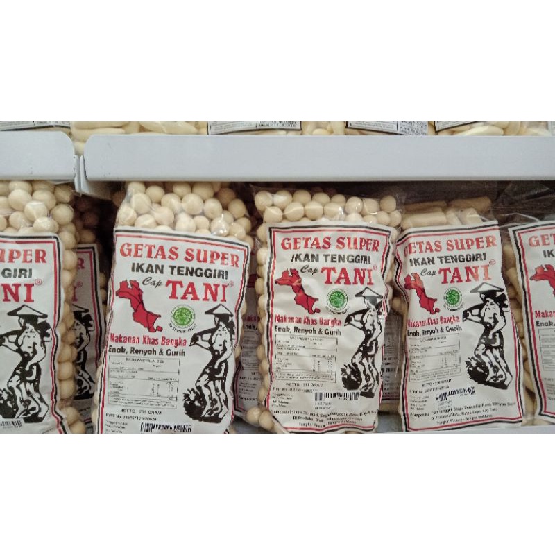 

GETES CAP TANI BULAT&PANJANG IKAN TENGGIRI 250GR ASLI BANGKA