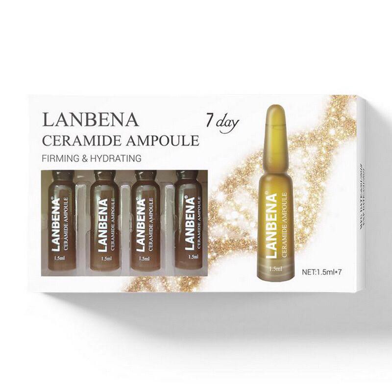 (Satuan) LANBENA SERUM 7 days Serum Vit C Ceramide 24K Q10 Hyaluronic Acid Lanbena Ampoule