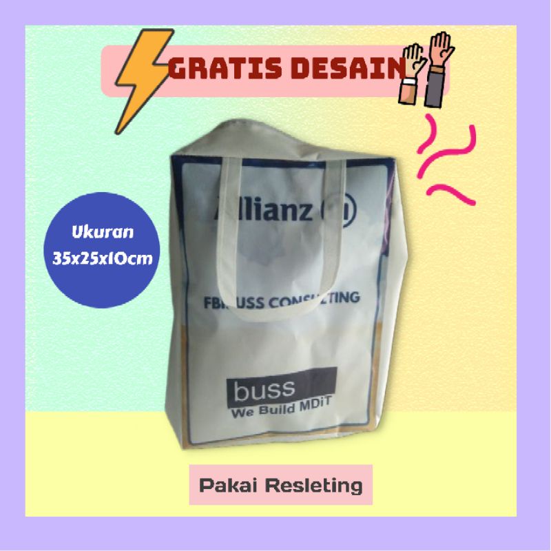 

Goodie bag/Tas souvenir muat buku Asuransi
