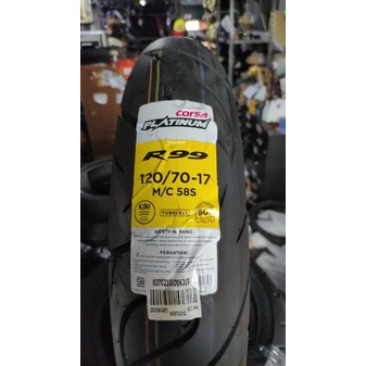 ( SPECIAL PROMO ) Ban luar motor Corsa platinum R99 120 70 17 tubeless ninja vixion cbr RING 17