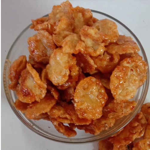 

emping pedas manis 250gram/emping melinjo pedas manis/emping mini pedas manis