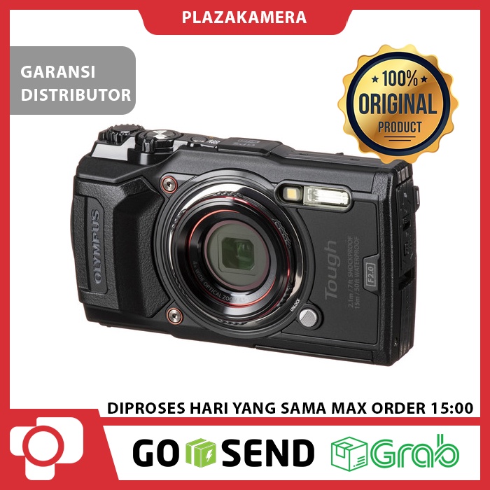 Olympus Tough TG-6 Digital Camera Black - Garansi Distributor