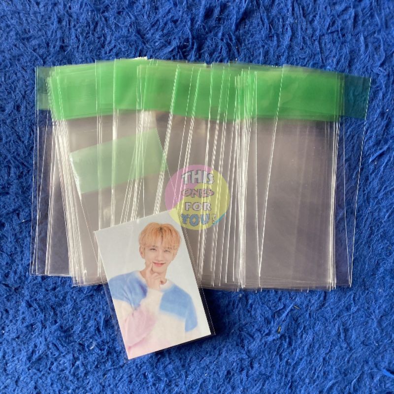 [READY] PLASTIK OPP SEAL IMPORT KOREA SELLKOR TEBAL UNTUK PACKING PHOTOCARD PC KPOP INNER SLEEVE