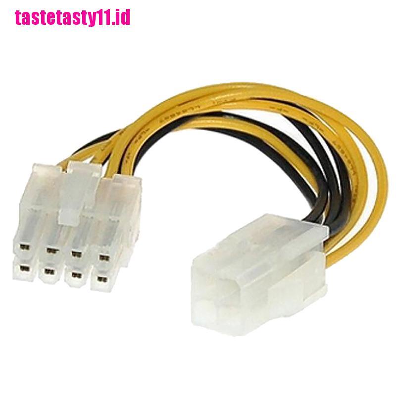 5pcs Kabel Adapter Power CPU ATX 4 Pin Male to 8 Pin Female EPS Untuk Komputer Power