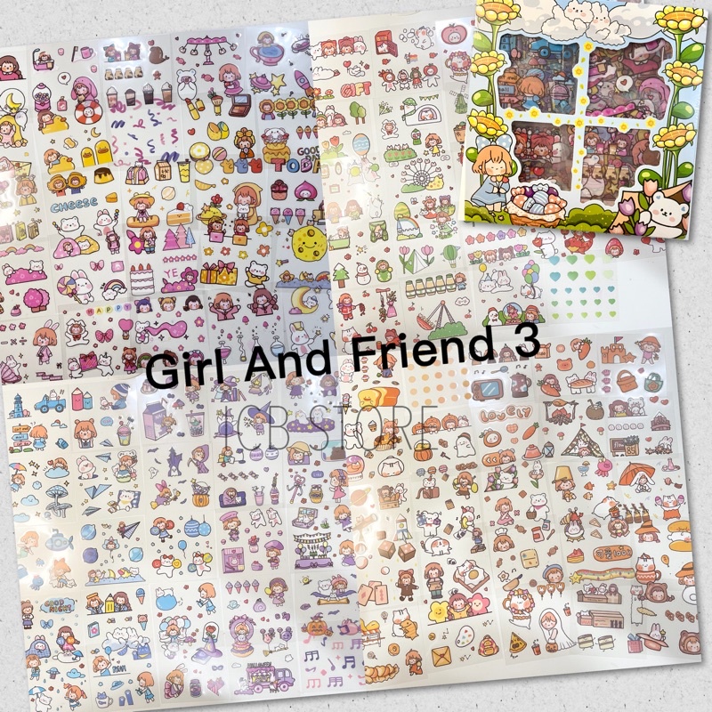 1 Lembar Stiker Aesthetic Tumblr Hp / Stiker Lucu Telado-GFT PVC