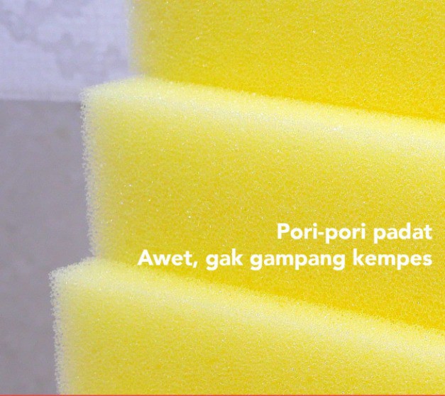 Sponge PERSEGI BUSA Cuci Spons Foam Mobil Motor O586