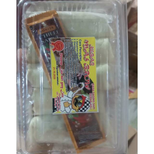 

Kebab Mini Merk MasBrow Isi 5 Free Sambal gaiss